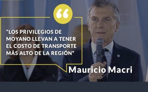 Expresó mi más absoluto repudio a las declaraciones del Presidente Macri, donde criminaliza a nuestros cros de lucha Hugo y Pablo Moyano y a l@s trabajador@s Camioneros. Y por lo tanto agrede también a todo el Movimiento Obrero Argentino.