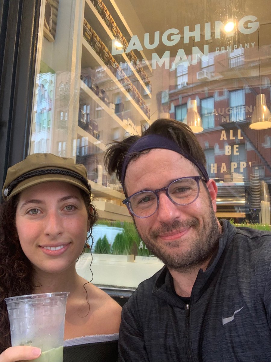 844settent's tweet photo. ⁦@RealHughJackman⁩ ⁦@laughingmanco⁩ ⁦⁩ This is the Greatest GLOW! 🎩. First time here thanks to ⁦@c_ianniello⁩ after Yoga. Amazing! #matchatea 🍵 https://t.co/DyGXz3Pihi