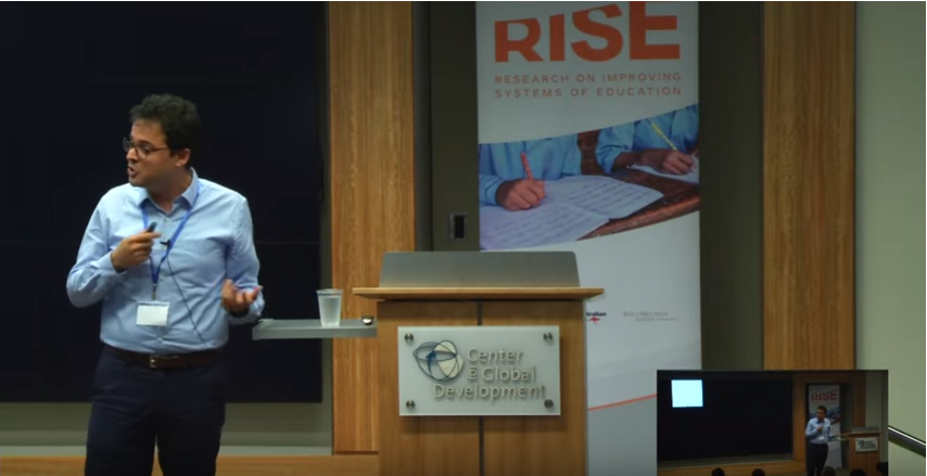 At the <a href="/riseprogramme/">Research on Improving Systems of Education (RISE)</a> Annual Conference 2019, <a href="/singhabhi/">Abhijeet Singh</a> describes the reliability of test data from large-scale tablet-based assessment compared to paper. We implemented this assessment for 4th graders in <a href="/APSchoolEdu/">Andhra Pradesh School Education</a> Prakasam, Andhra Pradesh #RISEDC2019 youtube.com/watch?v=cvOHvr…