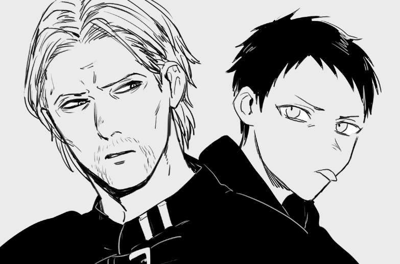 「ソルとメルセルは初対面から仲悪くてブリニョルフは胃が痛かったと思う 」ぱんこさめの漫画