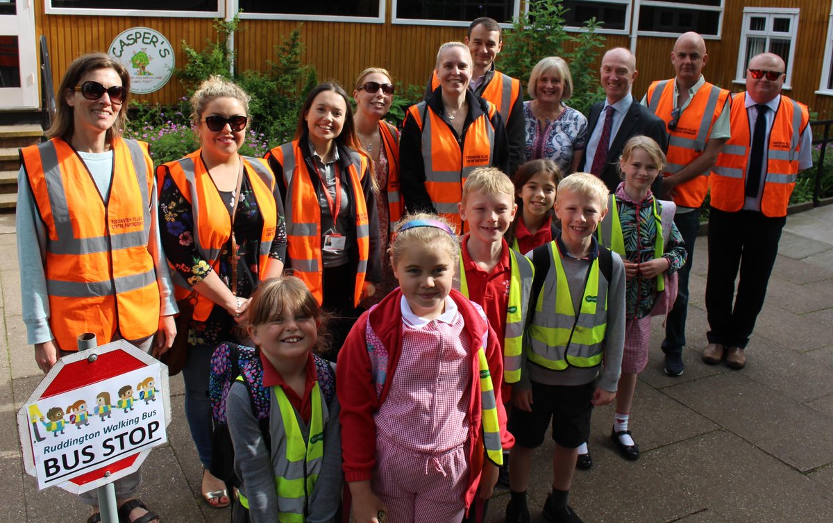 Rushcliffe Borough Council (@rushcliffe) on Twitter photo Two #Ruddington schools are trialling a 'Walking Bus' initiative this week, as part of national <a href="/cleanairdayuk/">Clean Air Campaign</a>, to help reduce air pollution in the village and encourage local children to exercise more. bit.ly/2WR2i5T #CleanAirDay Two #Ruddington schools are trialling a 'Walking Bus' initiative this week, as part of national <a href="/cleanairdayuk/">Clean Air Campaign</a>, to help reduce air pollution in the village and encourage local children to exercise more. bit.ly/2WR2i5T #CleanAirDay