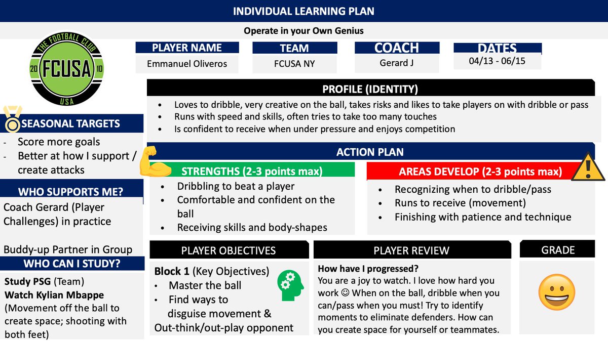 Redak n Pr vesok V e Individual Development Plan Futball In tal cia redak-n-pr-vesok-v-e-individual-development-plan-futball-in-tal-cia