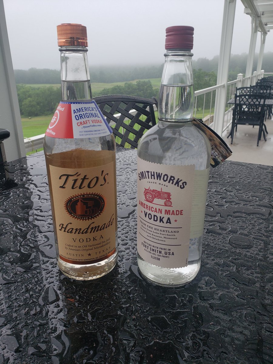 It might be raining, but that doesn't stop our party!  Party on the Patio tonight hosted by <a href="/B104/">B104</a> from 6PM until 9PM.  Music,  giveaways,  games,  and an epic showdown between <a href="/SmithworksVodka/">Smithworks Vodka</a> &amp; <a href="/TitosVodka/">TitosVodka</a>.  We made the switch,  will you?  #theviewisawesome