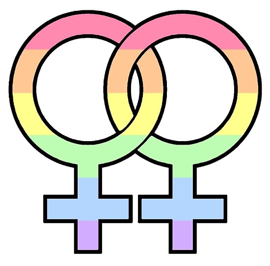 Lesbian Pride Planet Sticker By Savamari