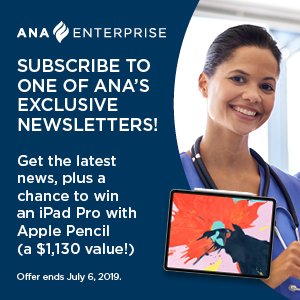 ANANursingWorld's tweet image. Proud to introduce NurseFocus from #ANA! The new blog for *all* #nurses who want to take their career and lives to #ProStatus. Save on professional development and for a chance to win an Apple #iPadPro! Visit hubs.ly/H0jnrH80 to learn more. #StayFocused