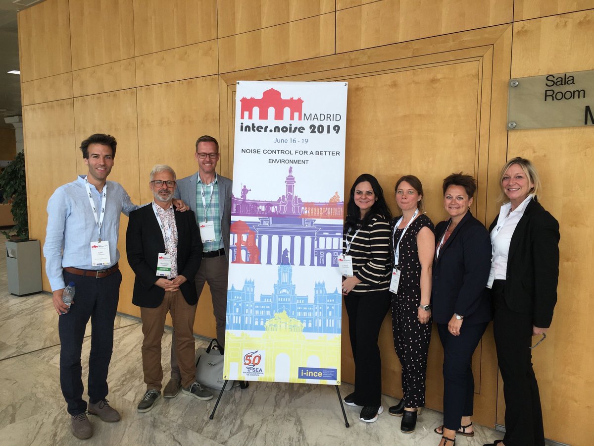 JNegreira_dB's tweet photo. “Back in the saddle” after 4 fruitful days at #Internoise2019 in #Madrid. Always nice catching up with old and current colleagues, as well meeting new people. And of course... much learned during the congress! 👨🏫 https://t.co/jyRTFEVYvJ