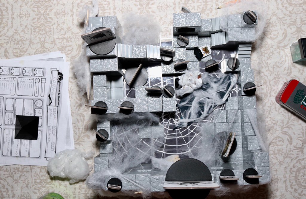 Cohen is a ghost (@skullmandible) on Twitter photo less than 45 minutes to go in the <a href="/monsterterrain/">Monster Adventure Terrain</a> kickstarter! look what I was able to put together with a $39 set and some $1 craft supplies! kickstarter.com/projects/monst… less than 45 minutes to go in the <a href="/monsterterrain/">Monster Adventure Terrain</a> kickstarter! look what I was able to put together with a $39 set and some $1 craft supplies! kickstarter.com/projects/monst…