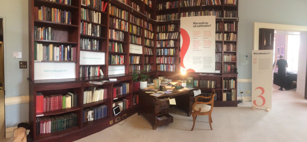 This is exciting! <a href="/BritishAcademy_/">The British Academy</a> showcase doing #philosophybypostcard! #forcuriouinds <a href="/durham_uni/">Durham University</a> <a href="/LivUni/">University of Liverpool</a> . Come see us and sit <a href="/IrisMurdoch/">Iris Murdoch</a>’s writing desk to go #slowphilosophy!