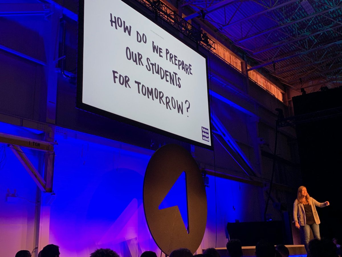 greenlight_matt's tweet photo. Great start this AM w ⁦@SarahPrevette⁩ speaking about future of education! Main takeaway: we need 2 protect education from those cutting &amp; slashing. We need ED innovation not stagnation. #focusontheWHY #TrueNorth19 ⁦@Communitech⁩ ⁦@UWaterloo⁩ ⁦ https://t.co/Flv6A45Ek0