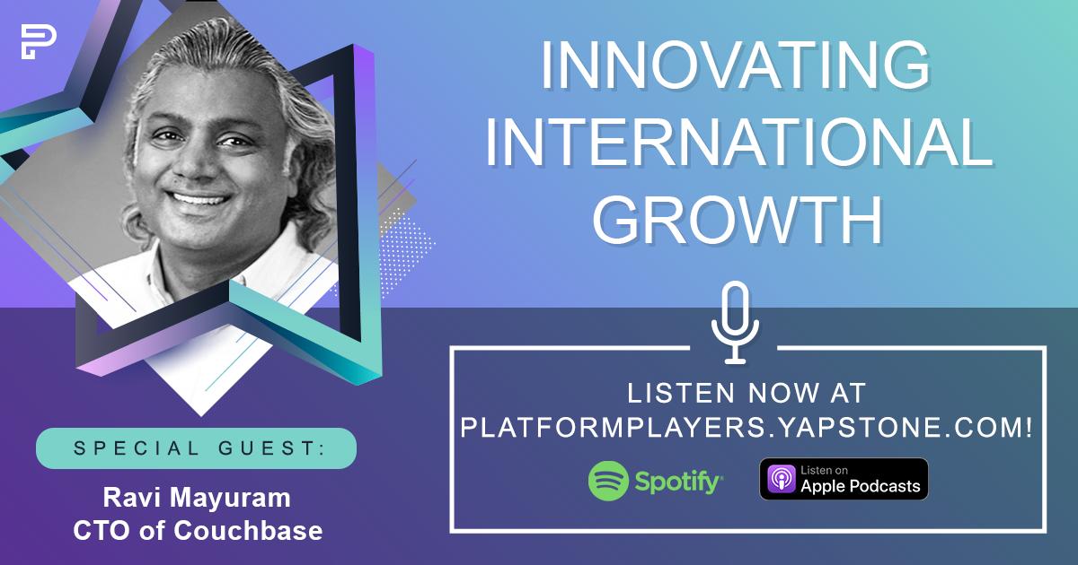 Is your platform ready to expand globally? Better make sure your technology stack can handle it. In this episode, <a href="/RaviMayuram/">Ravi Mayuram</a>, CTO of <a href="/Couchbase/">Couchbase</a> tells you exactly what you'll need to succeed. Listen now: buff.ly/2MYYmk3