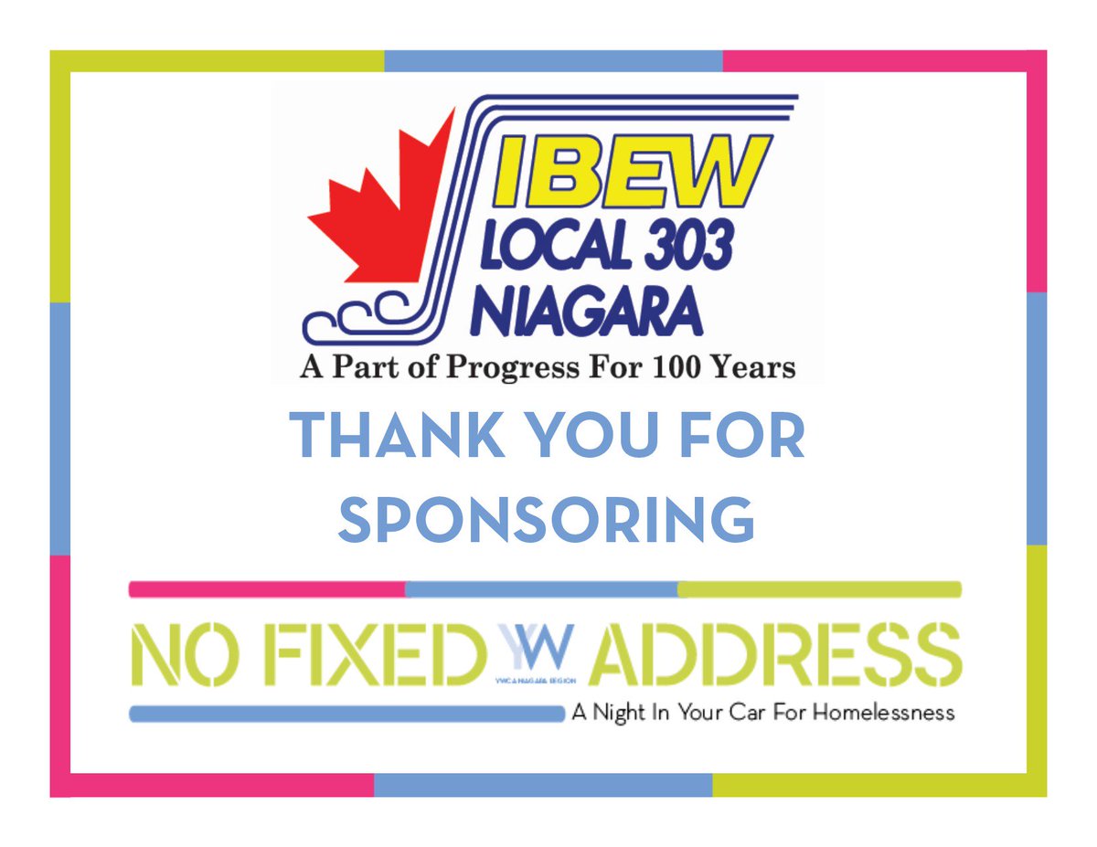 Thank you <a href="/IBEW303Niagara/">IBEW Local 303 Niagara</a> for being a sponsor for #NFA2019! Their endless support is amazing and we are so grateful to them! #Community #Support