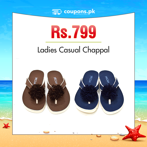 coupons.pk
Ladies Casual Chappal
only in Rs 799

Order Now
coupons.pk/produ…/ladies-casual-chappal-flowers/
.
.
.
.
.
Shop Directly From Factory
#ExtremeSoft #LadiesChappal #CasualChappal #ExportQuality #Shoe #OnTimeDelivery #EasyReturn #Manufacturer #Summer