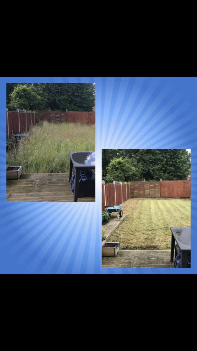 Before and after gardening job completed today in Bromley for one of our estate agents!