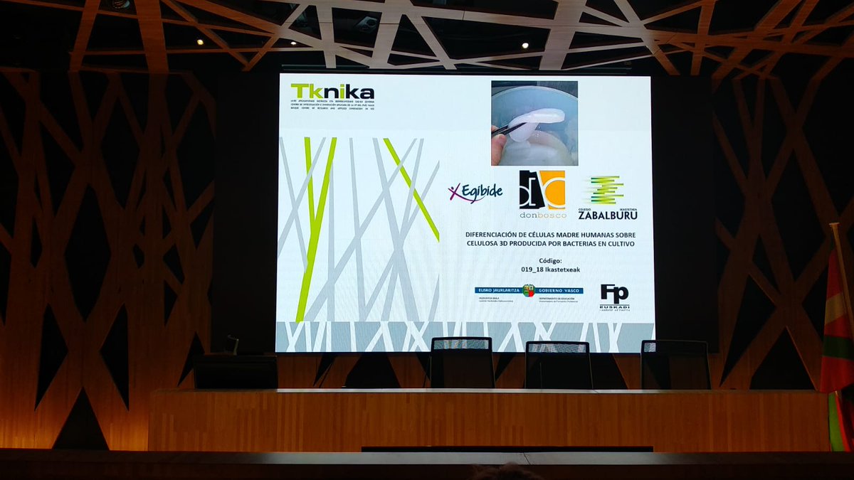 @CZabalburu @EGIBIDE y @FPdbosco presentando su proyecto en las jornadas de @tknika @FPeuskadi