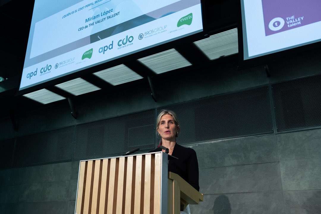 ¿Qué necesita saber un CDO antes de iniciar un nuevo proyecto? La CEO The Valley Talent despeja las dudas sobre las competencias de este perfil💡#Elpoderdelosdatos