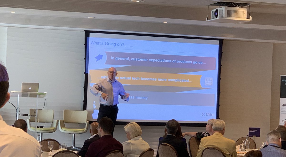 Channelscaler's tweet photo. Jeremy Butt of @Mitel delivering the Keynote “AI is Here - Partner Up” at The Channel Meet Up #channelmeetup #channelmarketing #AI #MachineLearning https://t.co/ttMVdsIvTv