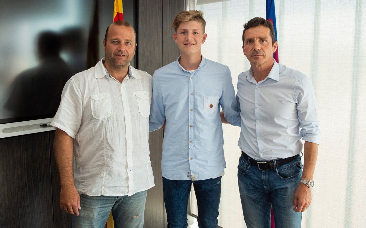 Pelayo Fernández, nuevo jugador del Juvenil B del Barça (Foto: FCB).