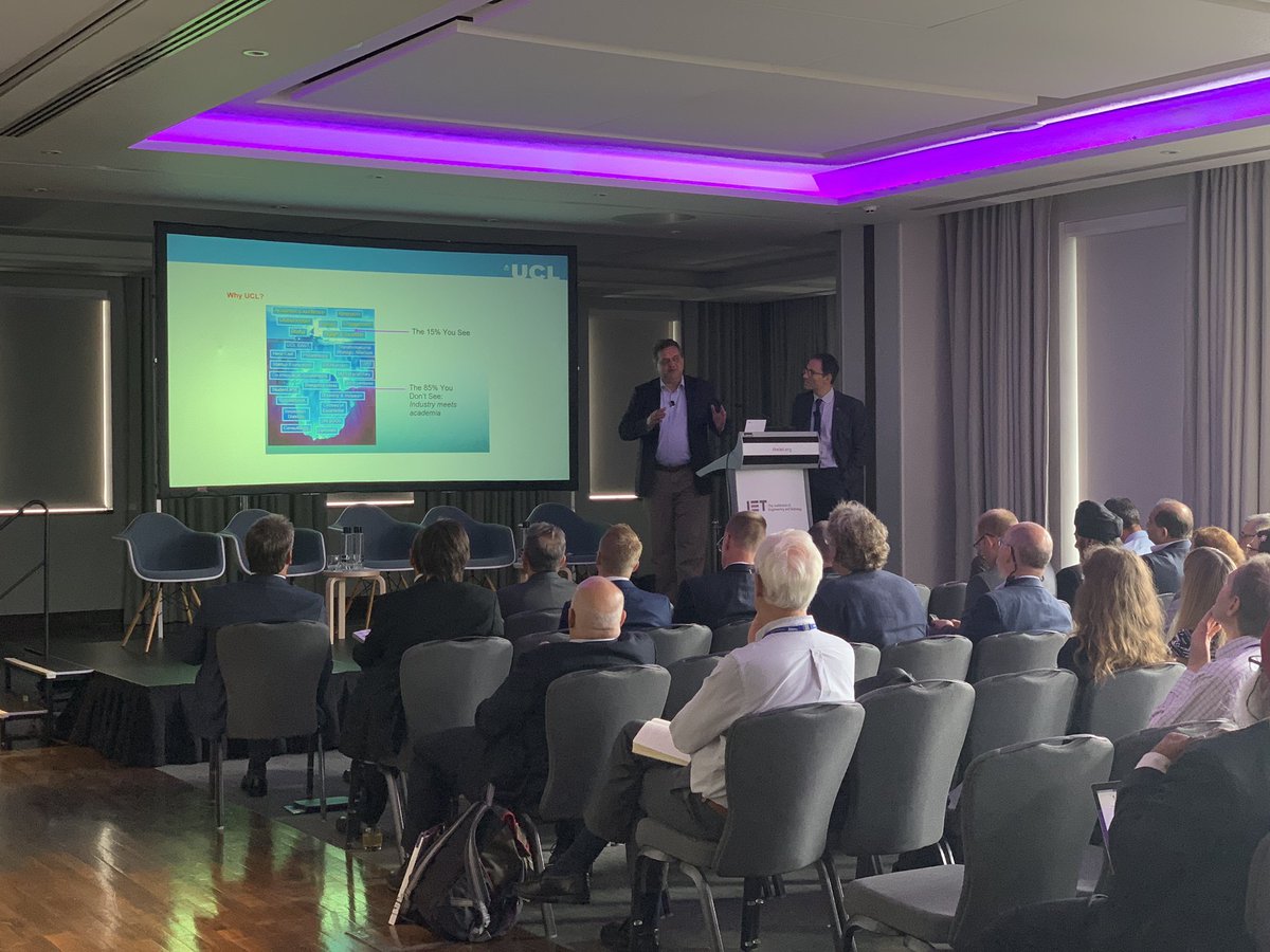 Beardy_58's tweet image. Tim Bodley-Scott and Ersel Oymak from @ucl speak at the @TheIET Summer Partnership Event about the UCL East project and how important strategic alliances are between industry and academia #IETPartnerships