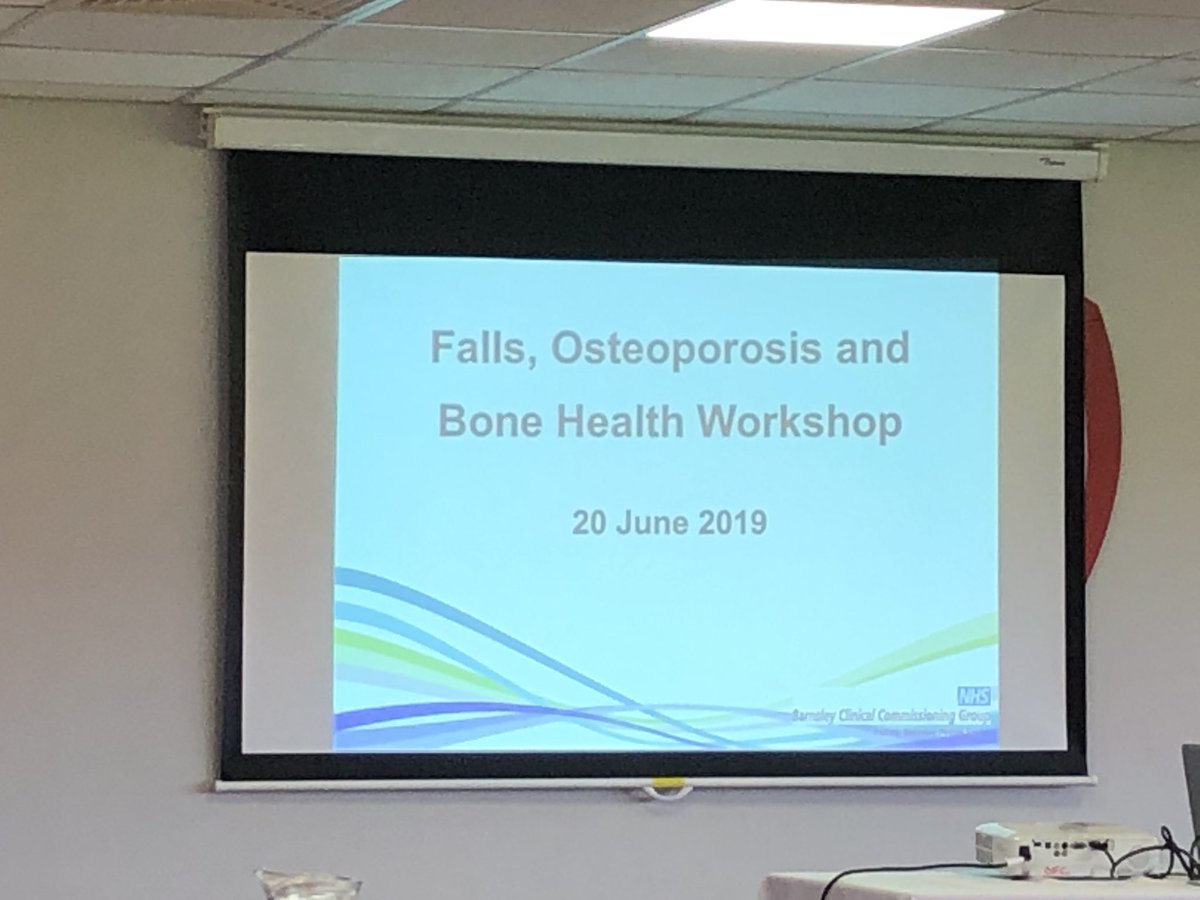 Falls, Osteoporosis and Bone Health Workshop. Should be an interesting afternoon and we’ll see where our #publichealthagenda fit in. @BarnsleyCouncil #fractureprevention #orthopaediccollaborationevent