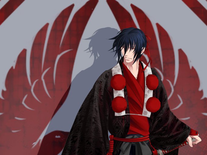 黒髪赤目美形はストレスを軽減させてくれるらしいのでお宅の黒髪赤目美形キャラ見せてくださいのtwitterイラスト検索結果 古い順