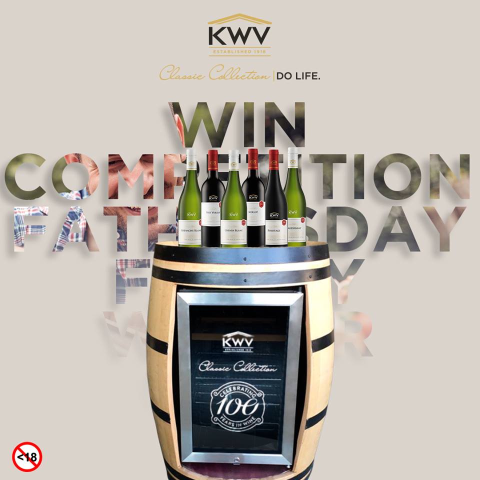 Have you entered our Barrel Wine Fridge giveaway yet? Click on the link below and tell us which KWV Classic Collection wine is your favourite. bit.ly/KWVClassicColl… T's and C's Apply
#KeepItClassic #KeepItSimple #WinningAtLife #KWVClassic