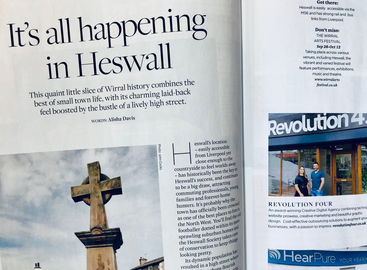 It's all happening in #Heswall
Check out the new @cheshirelife 
#Wirral @Hazelwellcare @LinghamsBooks @revolu4ion @imaginewirral @HeswallToday @heswallmagazine