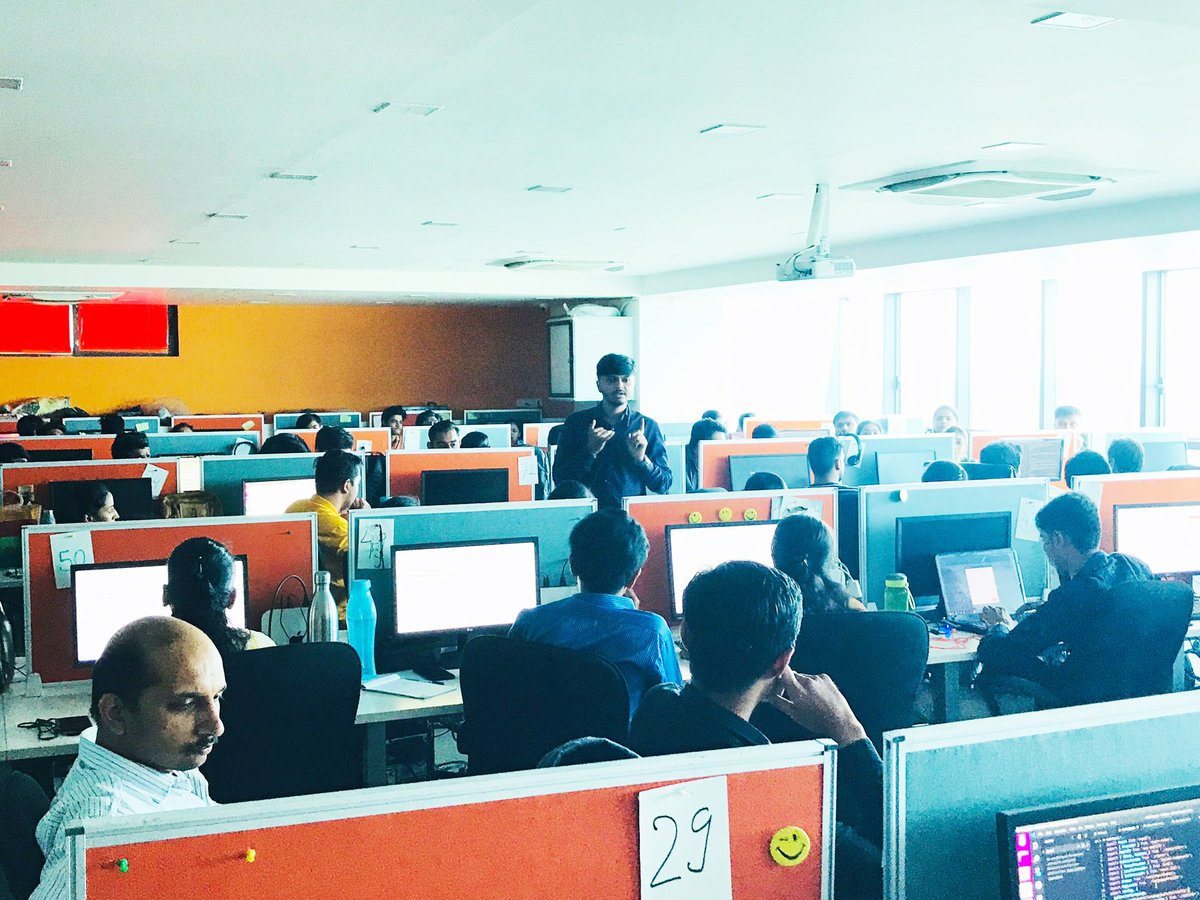 BacancyTech's tweet photo. Today's Floor Training Session: GraphQL Introduction &amp; Explained.

#GraphQL #FloorTraining #Session https://t.co/kaWzjkE84N
