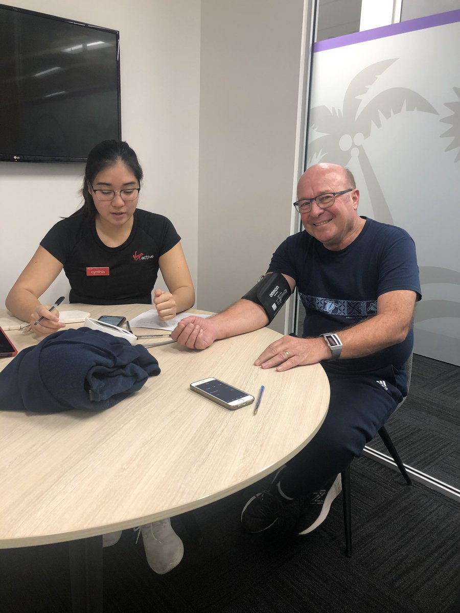 Some excellent testing done by @AIAVitalityAU @VirginActiveOz on over twenty of our clients today and down series Vitality points earned. With doubt a #healthywealthyhapoy outcome for all, plus a BP checkup for yours truly. #EvalescoStories <a href="/evalescoadvice/">Evalesco</a>