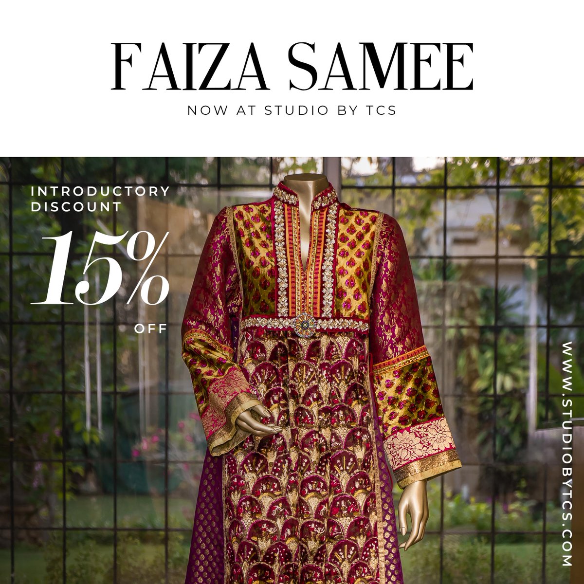 studiobytcs's tweet photo. As an introductory offer for #FaizaSamee we now have a marvelous 15% off her new collection!!
Rush now to https://t.co/aUVJlwS5If
Exclusive to Studio by TCS!
#PakistanFashion #PakistaniClothes #PakistaniDresses #PakistaniFashion #Fashionista #FashionBlog #PakistaniDesigners https://t.co/VjGHhJ8exE