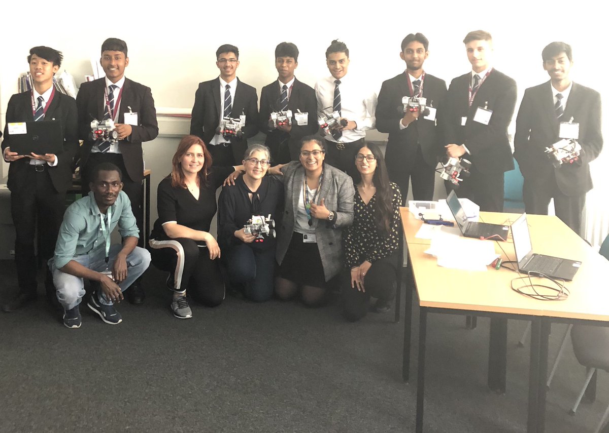 MrEdwardsNCS's tweet photo. We finished with a competitive race and some very creative robots... thank you @LSBU and @SafiaBarikzai for a wonderful morning! @NCSPrincipal1 @ncs6th https://t.co/qvTQakKkkQ