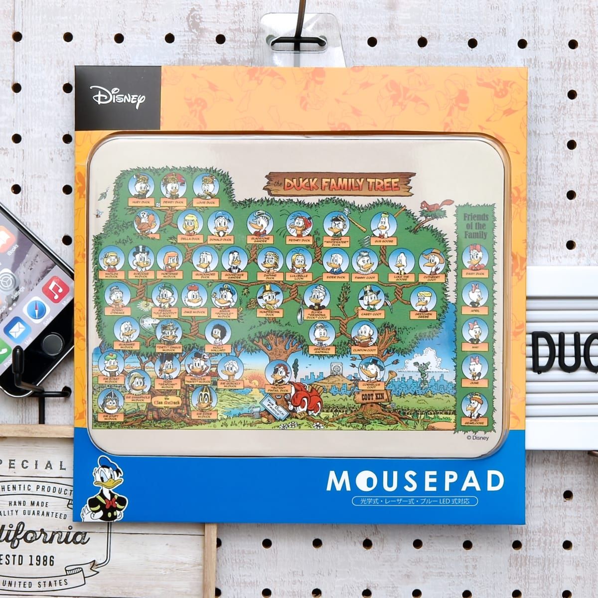 ট ইট র Dtimes ダックファミリーの家系図デザイン Pga ディズニー ドナルドダック生誕85周年 マウスパッド 本日6月日発売 詳細 T Co Rhpazdvnlq