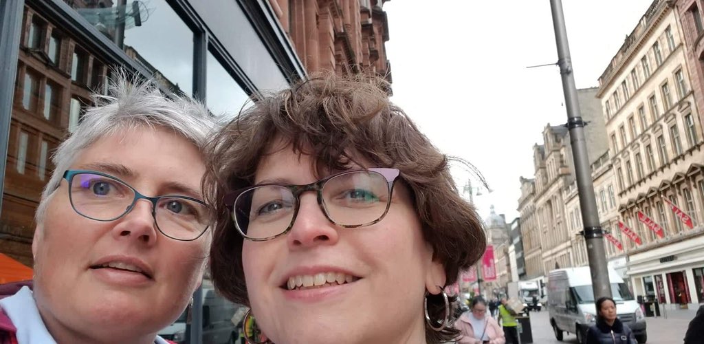 We’ve arrived in Glasgow from NS  ON our way to Dundee soon. <a href="/wcdc2019/">World Community Development Conference 2019</a> #wcdc2019 #SunnyDundee