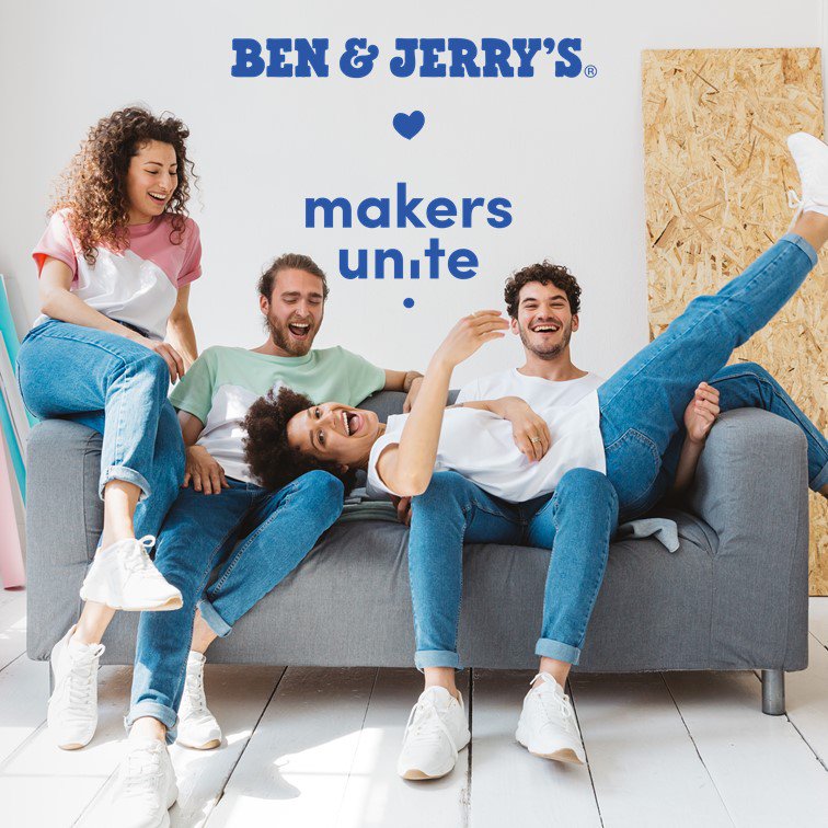 On #WorldRefugeeDay, we celebrate the stories of our community of creative newcomers. This year we’ve managed to do it in a big way…
Introducing Meet Me Halfway, a collab with <a href="/benundjerrys/">Ben & Jerry's</a>, designed and produced by newcomers! ✨
Explore the collection: bit.ly/2KsjRYh