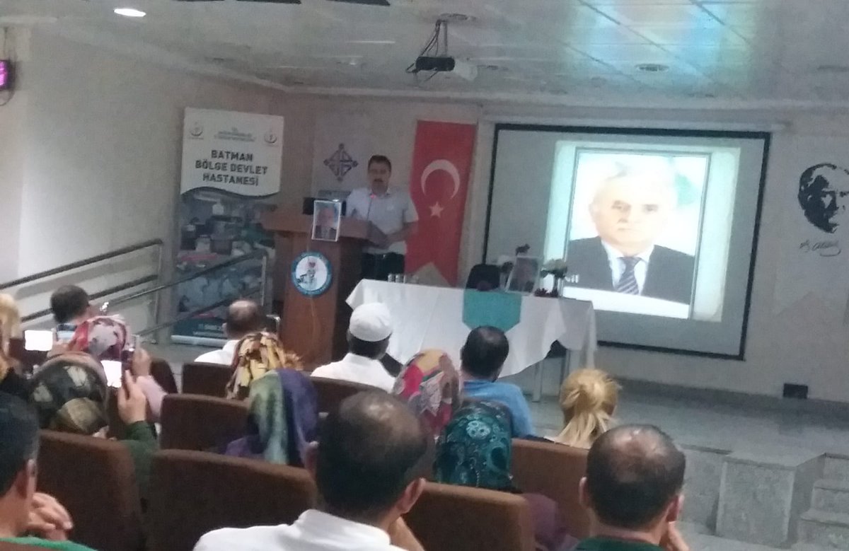 Batman Eğitim ve Araştırma Hastanesi (@batmaneah) on Twitter photo Hastanemizde görev yapmış ve vefat eden Mehmet Sait AYDIN için hastanemiz konferans salonunda anma töreni düzenlenmiştir. Törene hastane idarecileri ve çalışanları katıldı. Merhumun yakınlarına sabır ve başsağlığı dileriz. Hastanemizde görev yapmış ve vefat eden Mehmet Sait AYDIN için hastanemiz konferans salonunda anma töreni düzenlenmiştir. Törene hastane idarecileri ve çalışanları katıldı. Merhumun yakınlarına sabır ve başsağlığı dileriz.