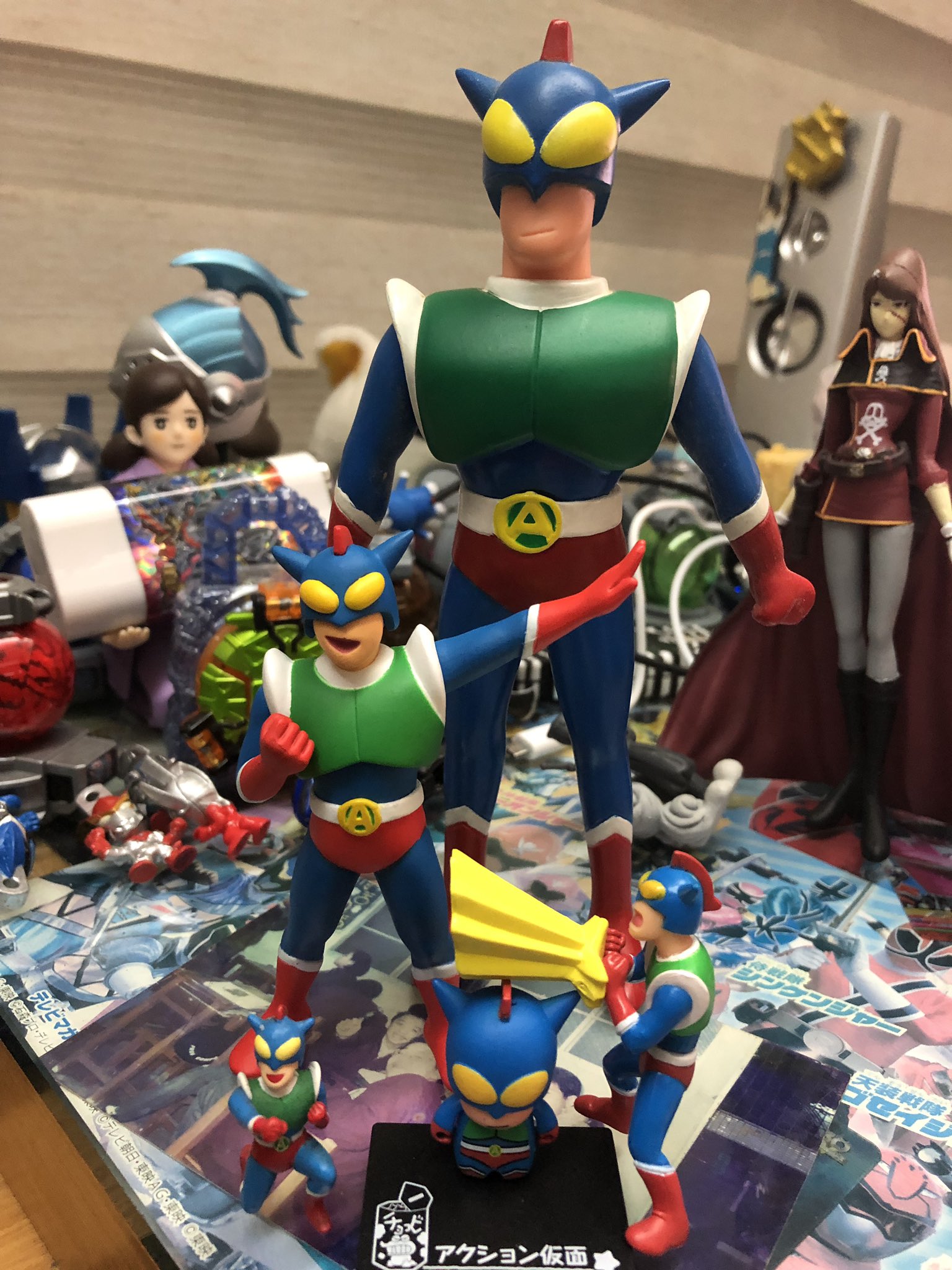 アオブルー Twitter પર 哇 哈哈哈哈哈 比較喜歡正常版的 動感假面 Life Live 日常生活 日常 生活 紀錄 記錄 クレヨンしんちゃん アクション仮面 짱구는못말려 臼井儀人 動感超人 軟膠 ソフビ Softvinyl Sofubi Sofvi ブルマァク フィギュア撮影