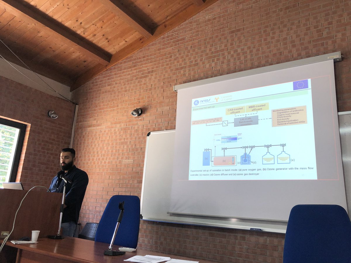 BluePapagao's tweet image. Technologies against antibiotics, resistant bacteria and resistance genes: novel reactors &amp;amp; cost analysis. ESRs from @UCYOfficial #UniversityofSalerno &amp;amp; #Adventech discuss new findings from their work @MSCActions @answer_itn
