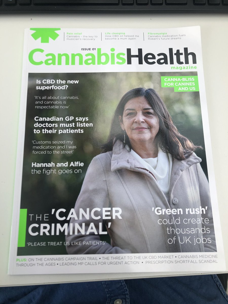 Hot off the press in time for #ECW next week! Issue 01 of @CannabisHnews. Print + digital available here:
cannabishealthnews.co.uk/subscribe #medicalcannabis #cbd #thc #healthcare @mccuskeris