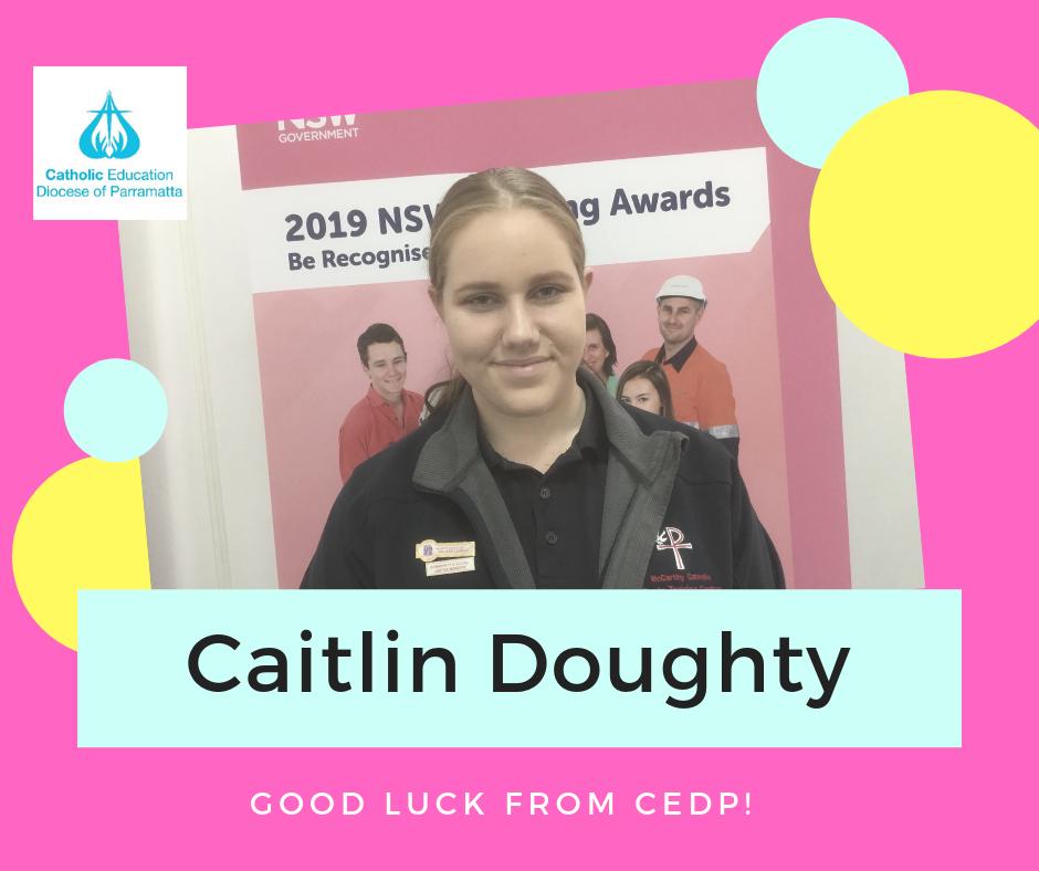 KarenRuppert's tweet photo. Congratulations and Good luck Caitlin Doughty nominated for Western Sydney Schoolbased Apprentice/Trainee of the Year #NSWTrainingAwards for her studies in Early Childhood! Well done to Caitlin's employer Kids Academy Penrith too! πΆπ§π½π§π» @McCarthyCTTC @CatholicEdParra #WSVTC https://t.co/5UuDZNcQkX