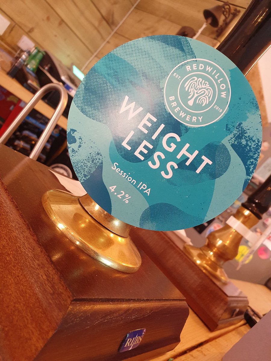 Red willows weightless making a stand today!
A session IPA reaching a steady eddy 4.2% yum
<a href="/redwillowbrew/">Redwillow Brewery</a> <a href="/UptonBow/">Bow-Legged Beagle Upton</a> <a href="/bowleggedbeagle/">The Bow-Legged Beagle</a>