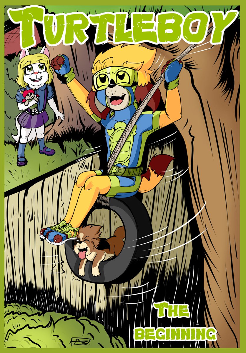TurtleboyComic's tweet photo. The Beginning!

The first cover for the new story of our Turtle Hero!

#indiecomics #webcomic #Anthro 
@webheronet @WebcomicsMojo @ComixCentral @WebComicNetwork @WebcomicFactory @hirajisage @ReynardCity https://t.co/2uyWvvilf1