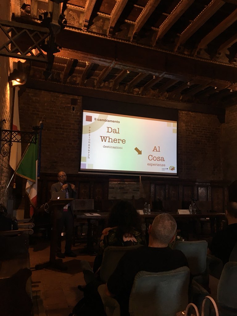 visit Langhe Monferrato Roero (@visitlmr) on Twitter photo “Non è più “dove vuoi andare?” ma “che cosa vuoi fare?”
Oggi l’attenzione si è spostata sull’organizzazione di esperienze.
Serve innovazione nei modelli organizzativi”
<a href="/fratapi/">francesco tapinassi</a> #FoodWineTF19
<a href="/fratapi/">francesco tapinassi</a> “Non è più “dove vuoi andare?” ma “che cosa vuoi fare?”
Oggi l’attenzione si è spostata sull’organizzazione di esperienze.
Serve innovazione nei modelli organizzativi”
<a href="/fratapi/">francesco tapinassi</a> #FoodWineTF19
<a href="/fratapi/">francesco tapinassi</a>