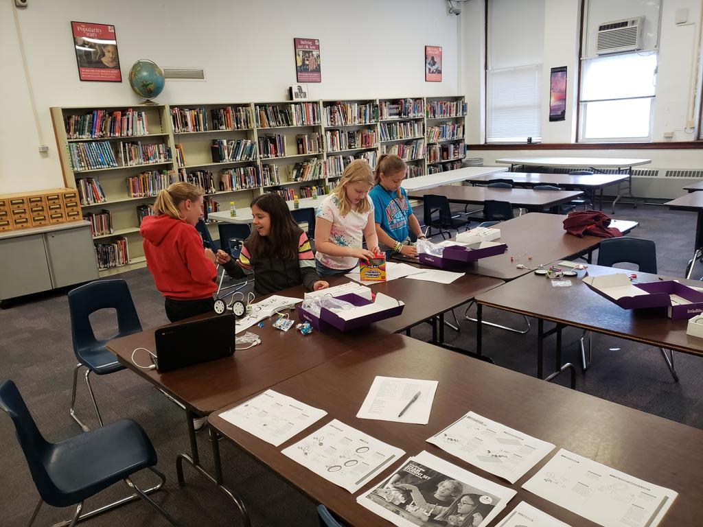 IWMSRaiders's tweet photo. STEM CHALLENGE DAY 4:  The students worked today on Little Bits kits.  This allows for work with circuits without having to solder. https://t.co/Vmt6qBVqS4