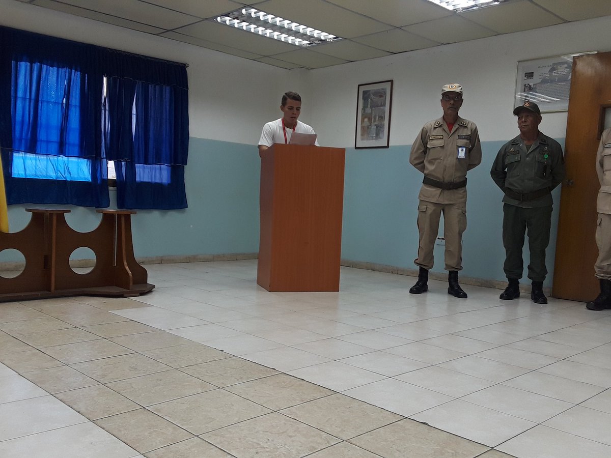 ceppunefacagua's tweet photo. Jueves cívico 
Efemérides muerte de Fabricio Ojeda y cátedra Fabricio Ojeda con la ponencia de la Milicia Bolivariana.  @UnefaVrrCentral @Nucleo_Aragua @Extension_Cagua @unefa_ve https://t.co/Ur6IIXhRs7