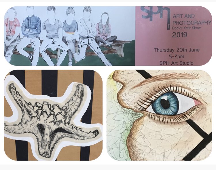 SPH6thForm's tweet image. Don’t miss our art exhibition from 5pm to 7pm this evening @PhilipHowardCHS  #inspirational