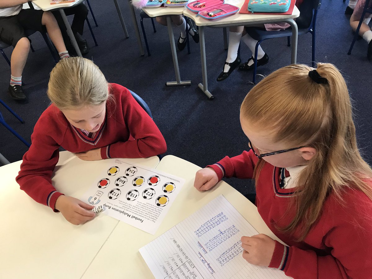 ysgolbrynhedydd's tweet photo. #Year4CE playing multiplication dice games in order to improve their times tables! 👏🏻❎ #YBHMaths #DIAIUTF https://t.co/gpQuhT7WUg