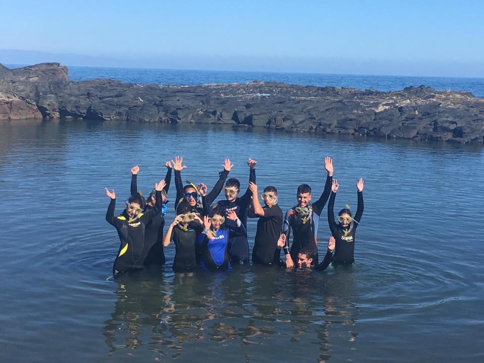 JuegosDVida's tweet photo. Menudo equipo de buceo adaptado hemos formado con alumnos del IES ARUCAS Y DE GUÍA con el programa “Enclave Divertida”🎉
#JuegosDVida. https://t.co/Jy7JAoK3Nr