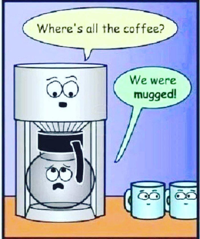 kristinethall's tweet image. A little #coffeehumor to settle into Thursday morning. #caffeinating #literalhumor #javajokes