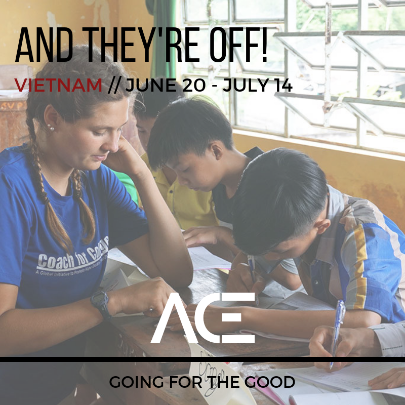 ACEathletes's tweet photo. #ACEinVietnam 2019 is now underway and we can't wait to follow along with their journey. #ACEinVietnam alums - any advice for this year's group? Share your advice by commenting. #GoDuke #GoStanford #dukeiseverywhere #cardinalservice #goingforthegood https://t.co/78GjySgELD
