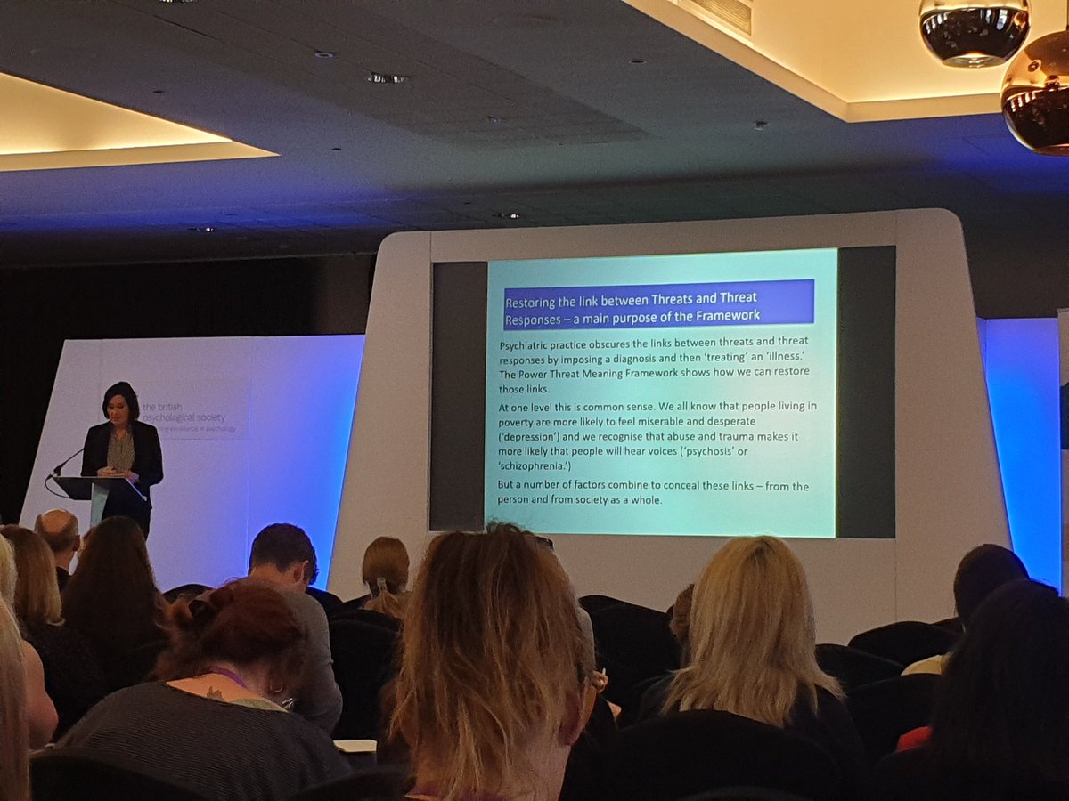 DForenPsy's tweet image. Fascinating key-note presentation from @ClinpsychLucy on the #PTMFramework - inspiring for our staff and students at the #dfpconf