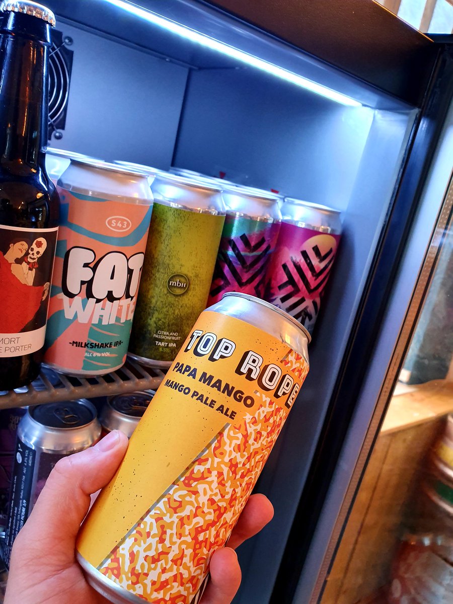 The infamous papa mango joining our fridge of glory today at the beagle😀@TopRopeNeil <a href="/TopRopeBrewing/">Top Rope Brewing</a>